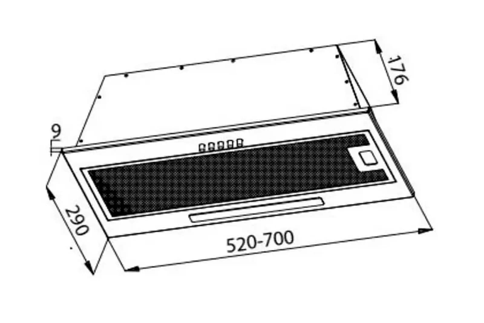 EVELUX Вытяжка Integral 60 B