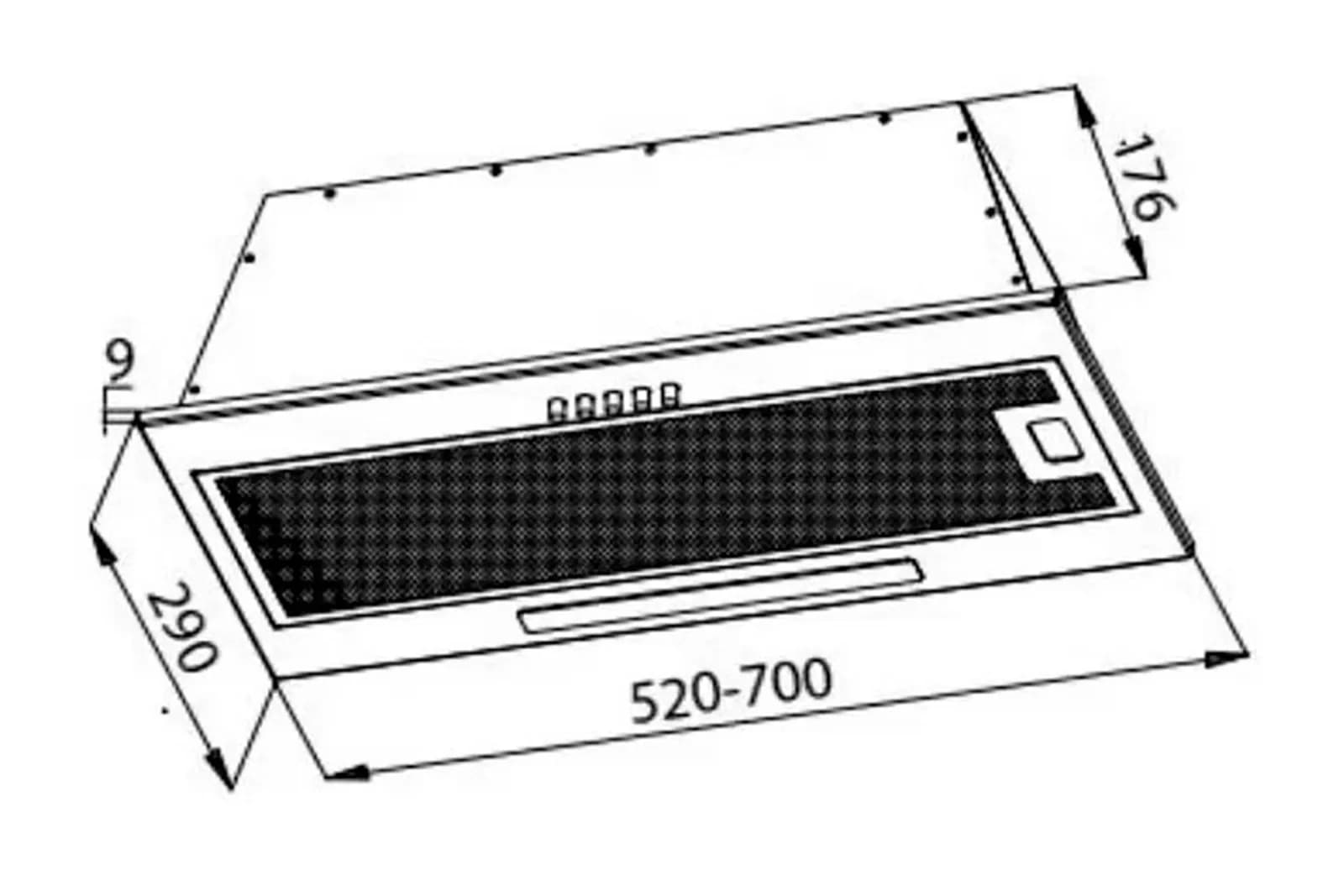EVELUX Вытяжка Integral 60 X