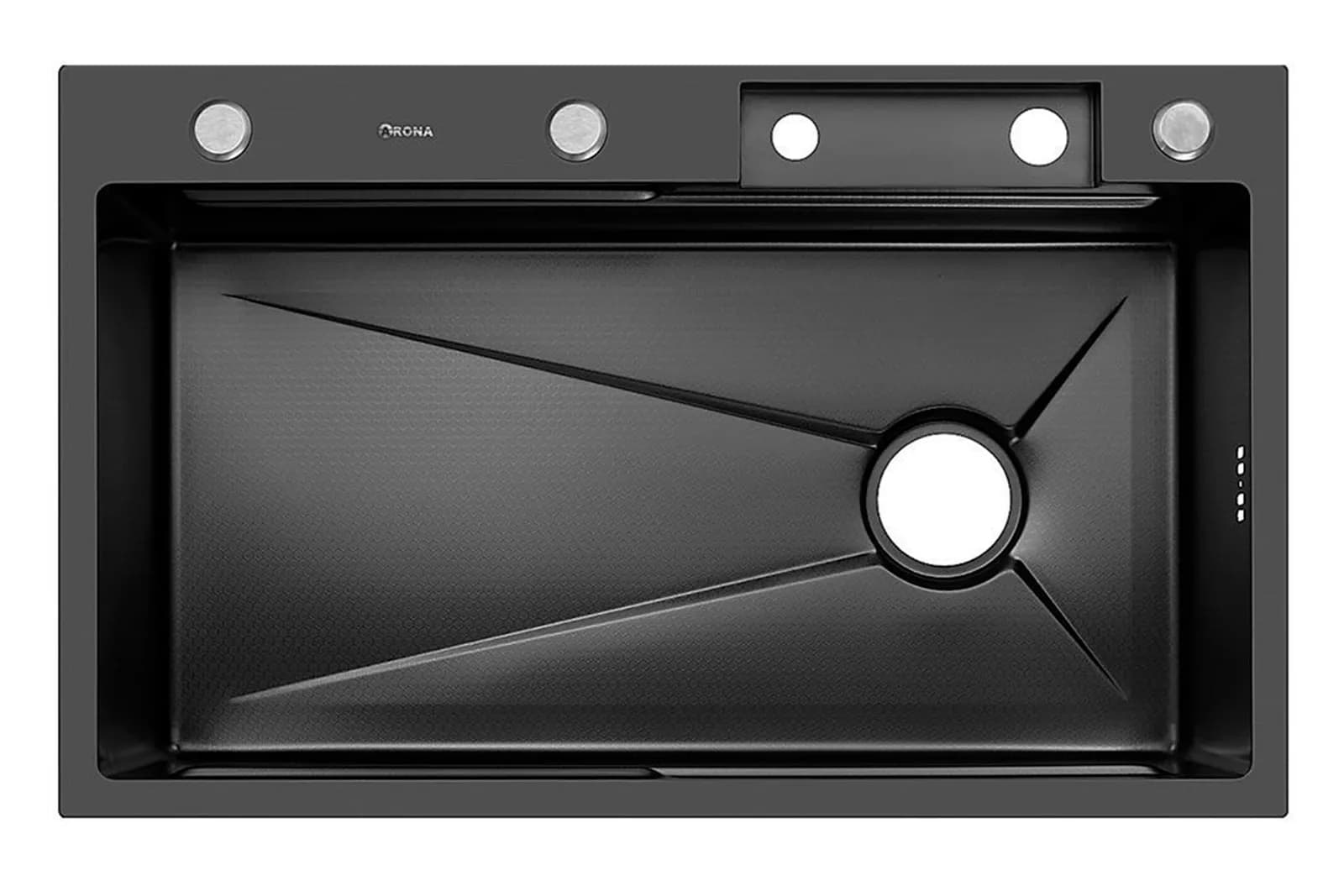 ARONA Кухонная мойка ARS 750.460 SET 3 BLACK DECOR