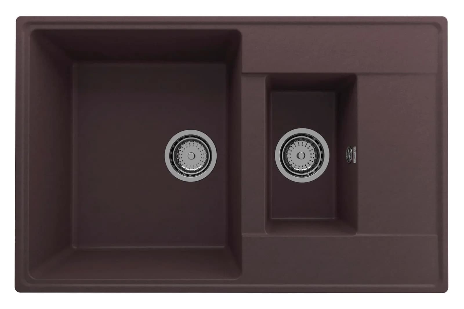 Мойка ULGRAN Quartz Prima 780 1,5 K-06 трюфель