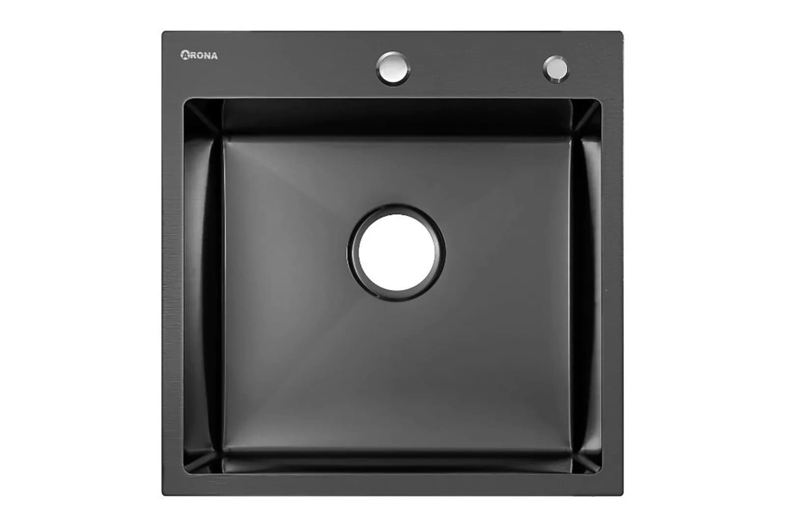 Мойка ARONA ARS 500*505 BLACK PVD NANO