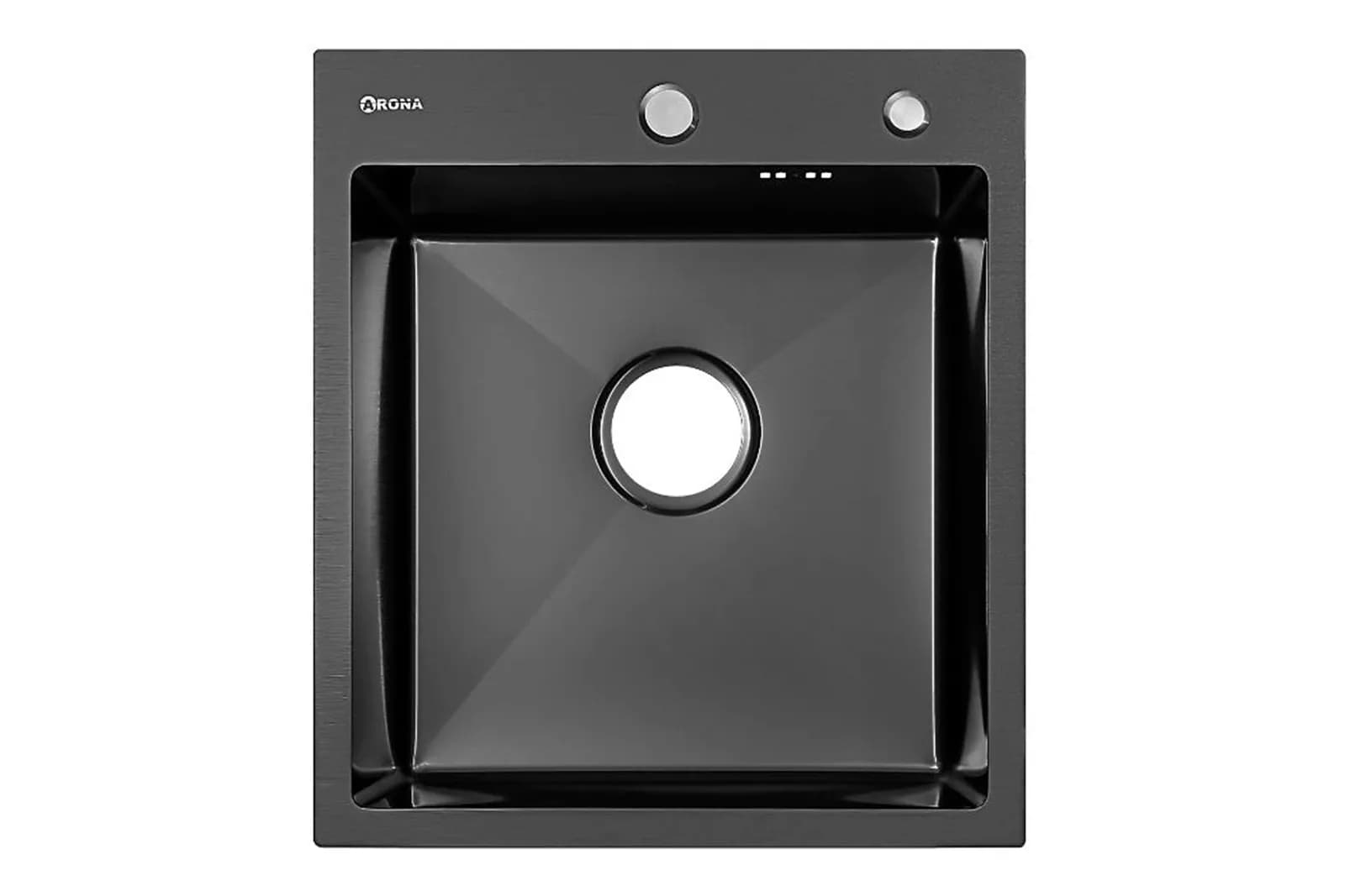 Мойка ARONA ARS 450*505 BLACK PVD NANO