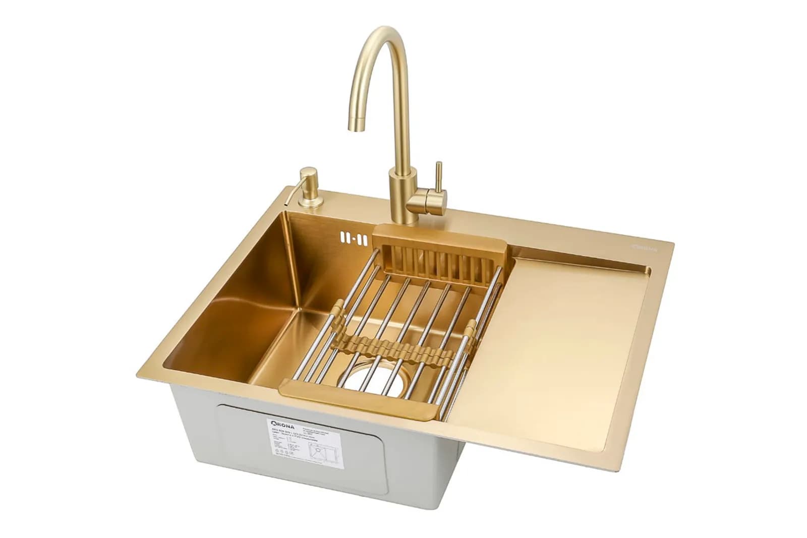 Мойка ARONA ARS 650*505 L GOLD PVD