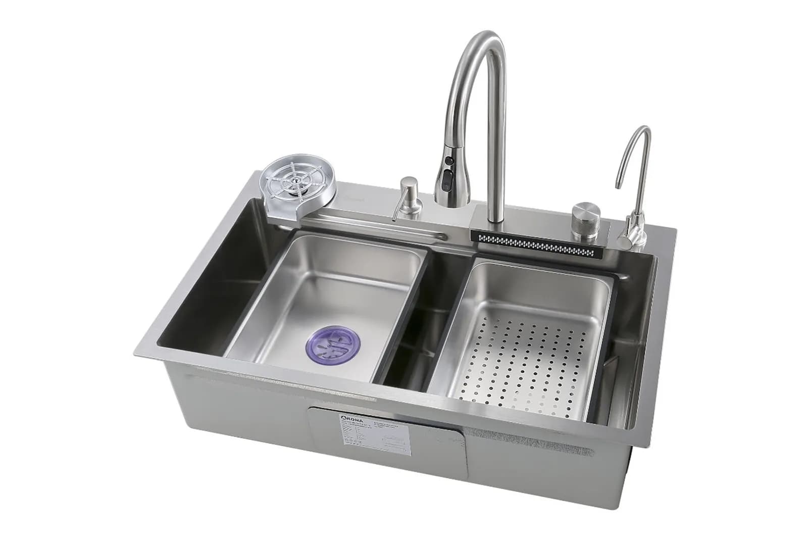 ARONA Кухонная мойка ARS 750.460 SET 3 SATIN