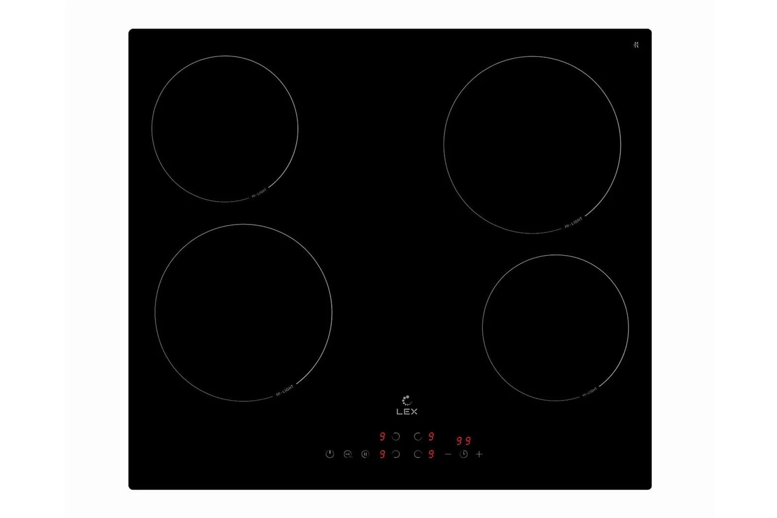 LEX EVH 6040B BL электрическая варочная поверхность