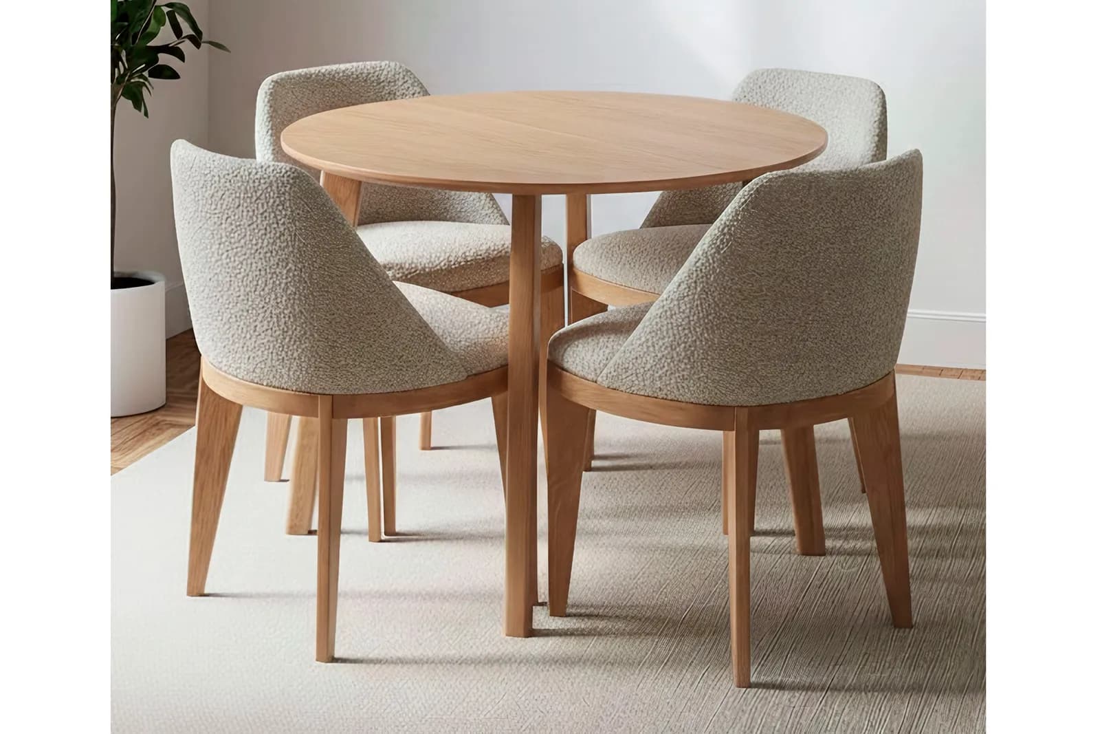 LEVOX IVORY WOOD стол раскладной 90/170 см (дуб натуральный)